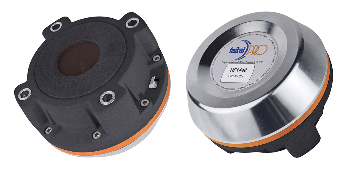 New FaitalPro HF1440 Compression Driver Extends Frequency Response And