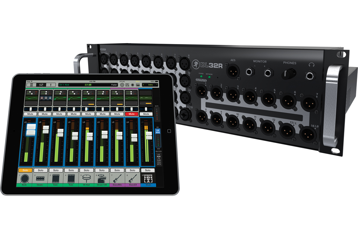 Mackie DL32R Digital Live Sound Wirelessly Controlled |