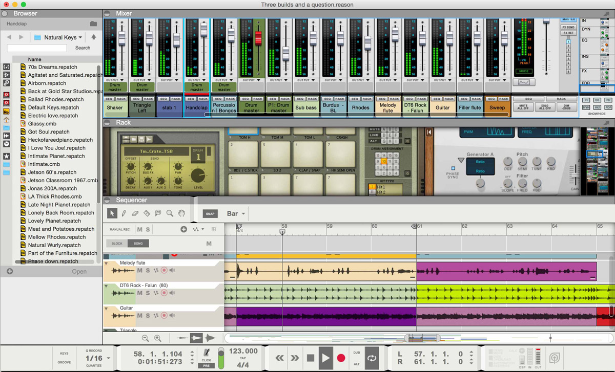 propellerhead reason 7 music production software educational