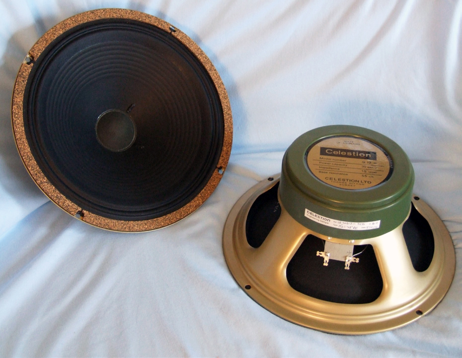 Test Bench Celestion G12h Greenback, Round Table Greenback