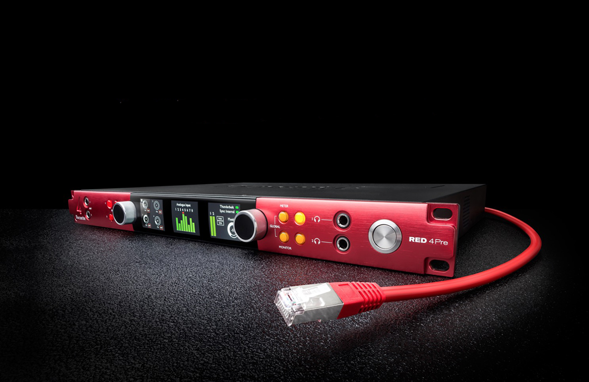 supplere Saks side Focusrite New Red 4Pre Digitally-Controlled Preamp, Thunderbolt 2 and Dante  Interface | audioXpress