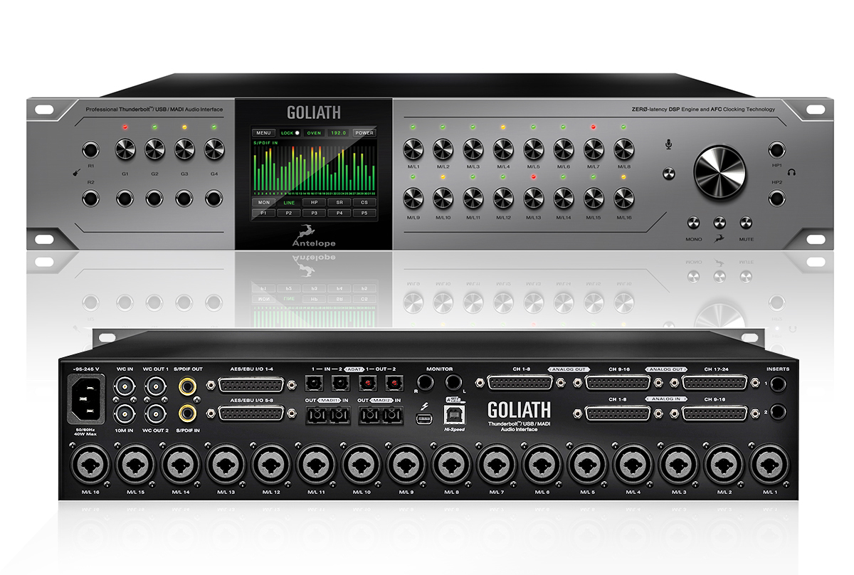 Antelope Audio Introduces Goliath Thunderbolt/USB Audio Interface ...