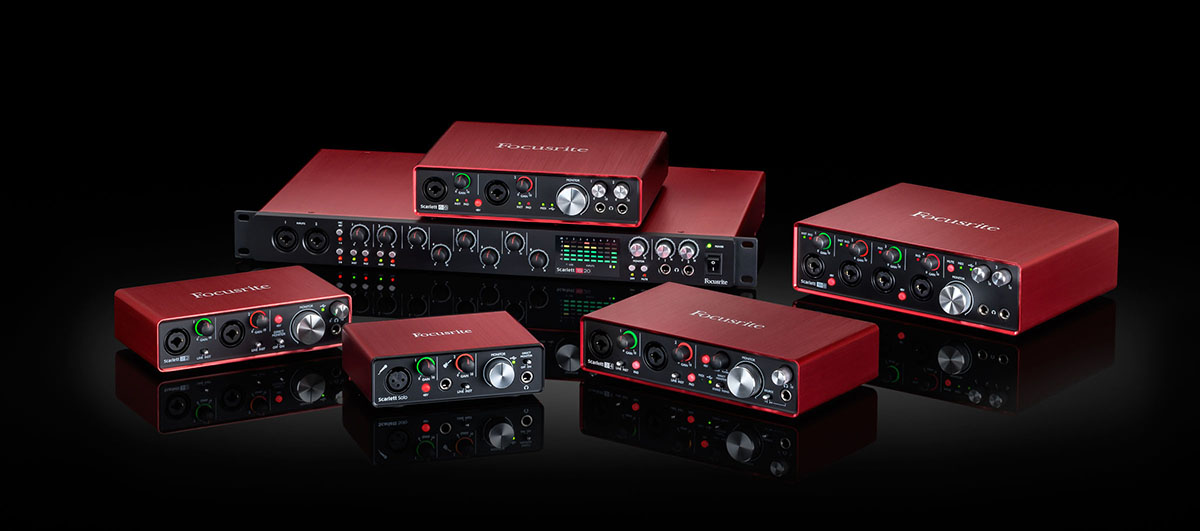 Focusrite Scarlett 2i2 (3rd Gen) USB Audio Interface with Pro Tools