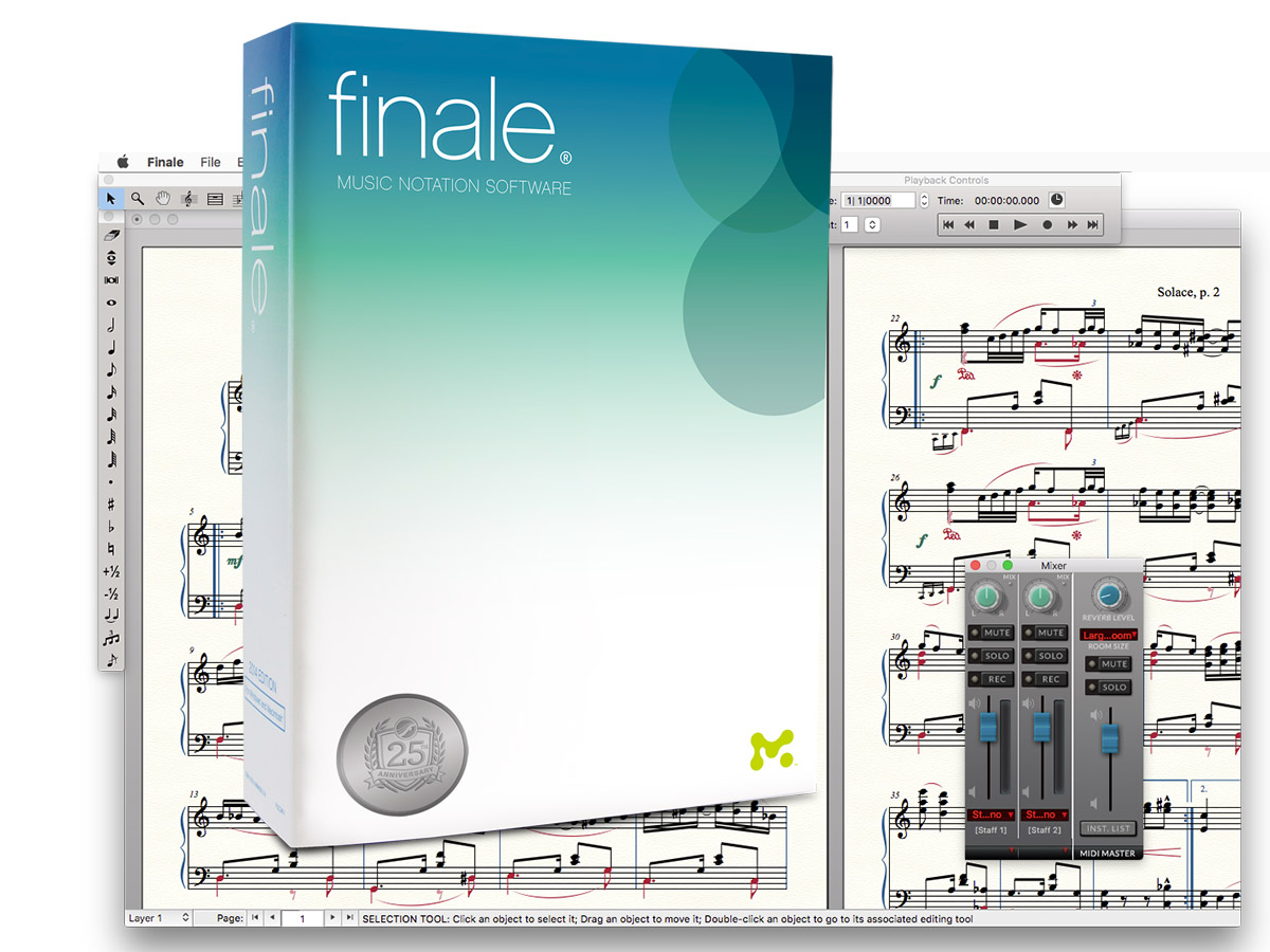 finale music writing software