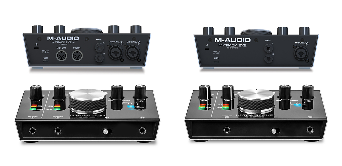 M Audio Announces Immediate Availability Of M Track C Series 2x2 And 2x2m Audio Interfaces Audioxpress