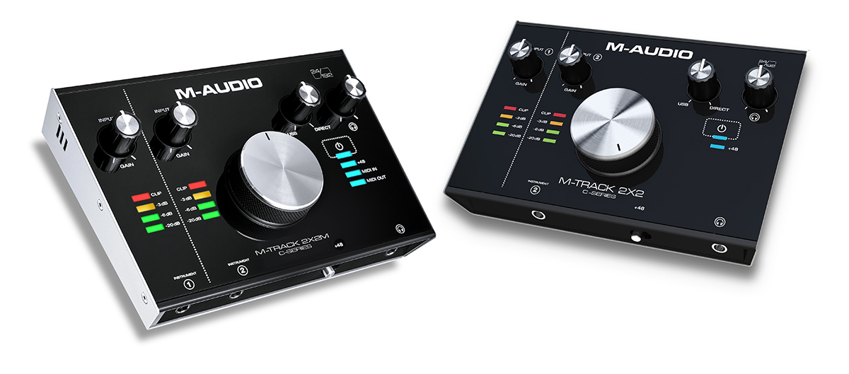 m-audio m-track c-series 2x2 usb audio interface