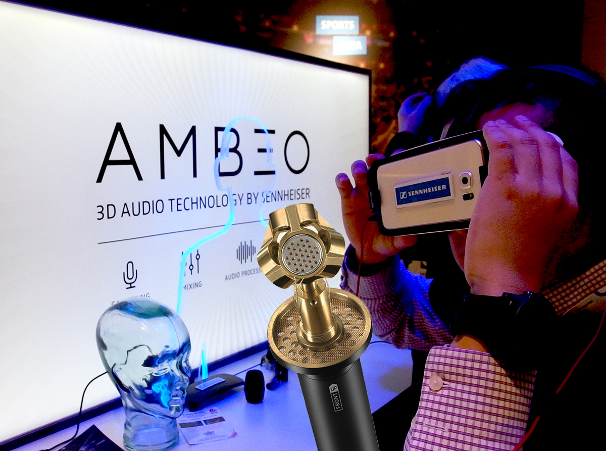 Sennheiser Introduces AMBEO VR Mic Compact Ambisonics Microphone