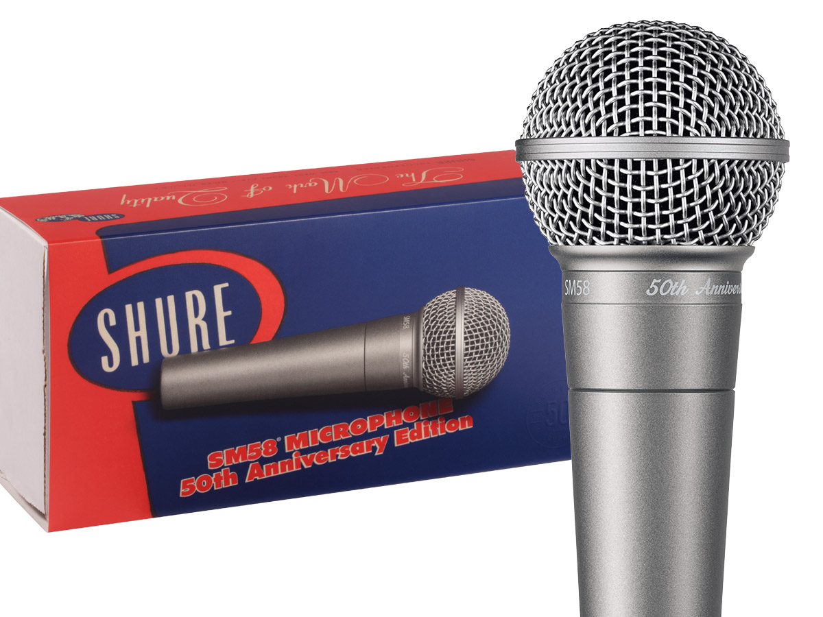 SM58-50A - SM58 Edition 50ème anniversaire - Shure France