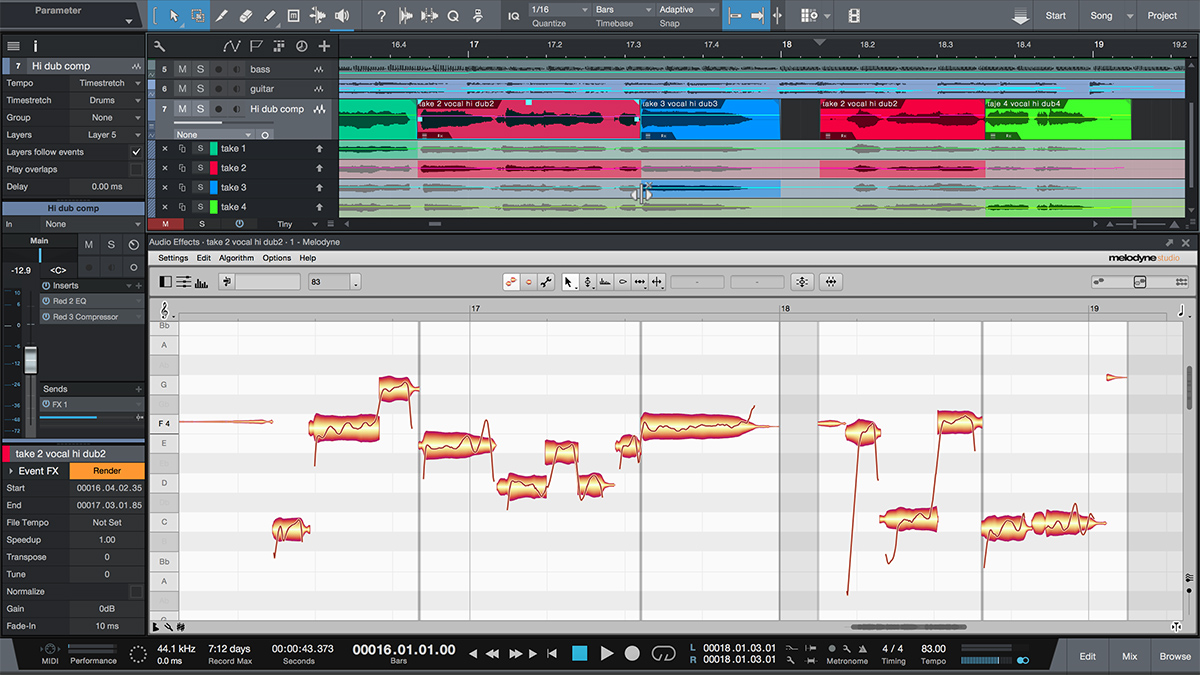 melodyne 4 cakewalk