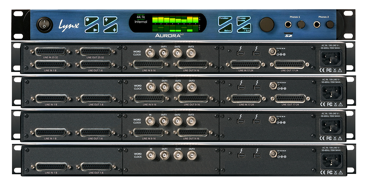 Lynx Announces Aurora N Line Of Dante Thunderbolt Pro Tools And Usb Converter Interfaces Audioxpress