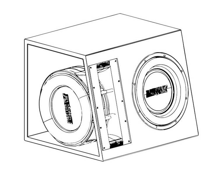 box speaker radiator 12 inch