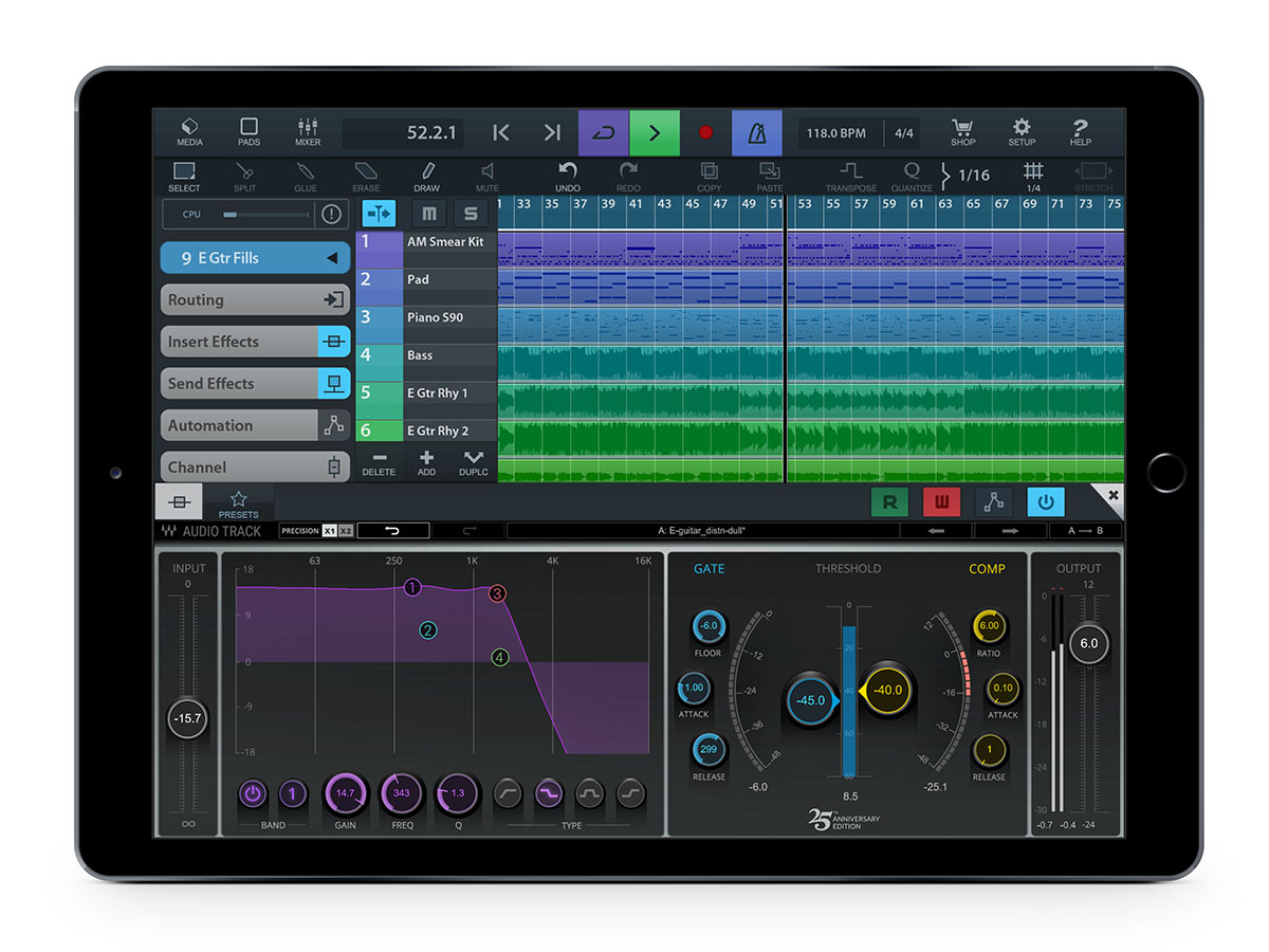 Steinberg Launches Cubasis 2.3 for iOS Now Supporting Waves Plug
