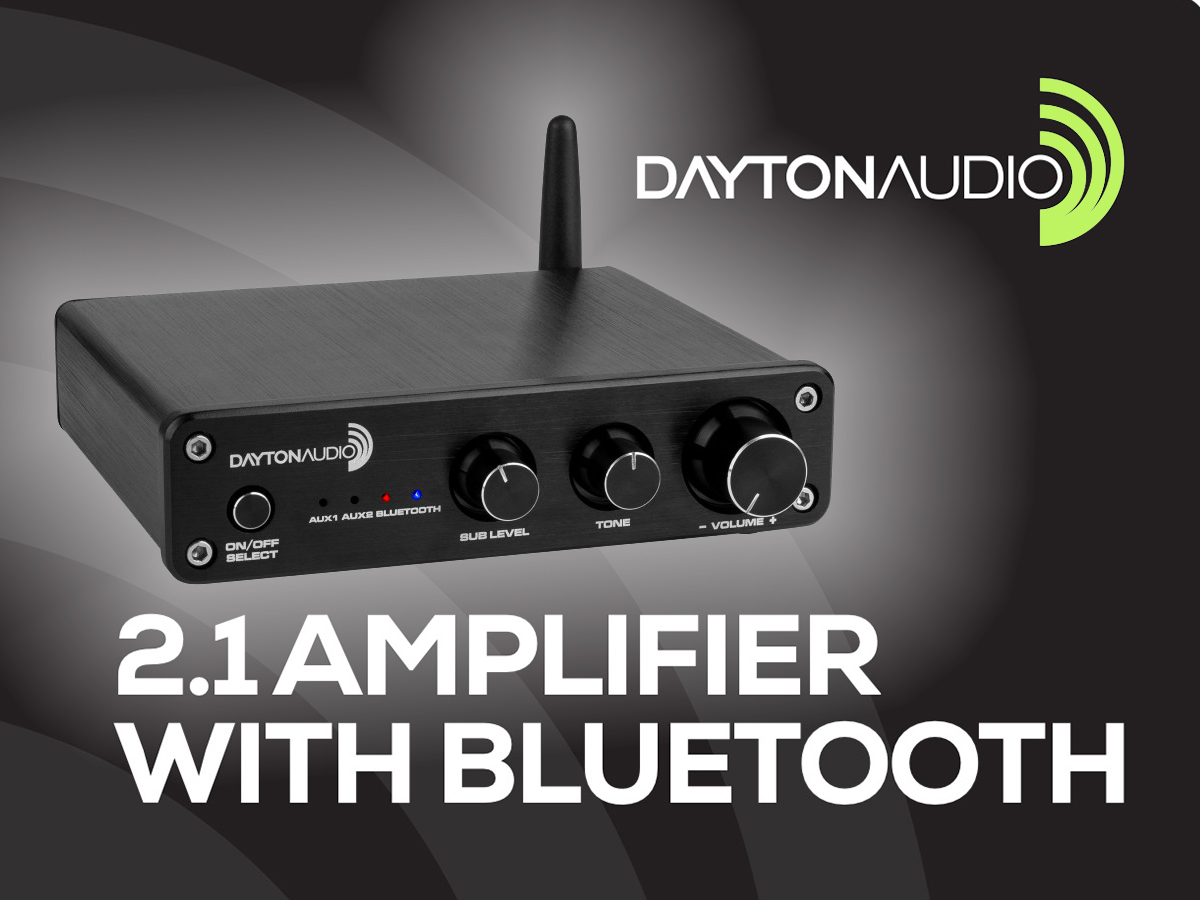 Dayton Audio Releases Dta 2 1bt 100w Class D Amplifier With