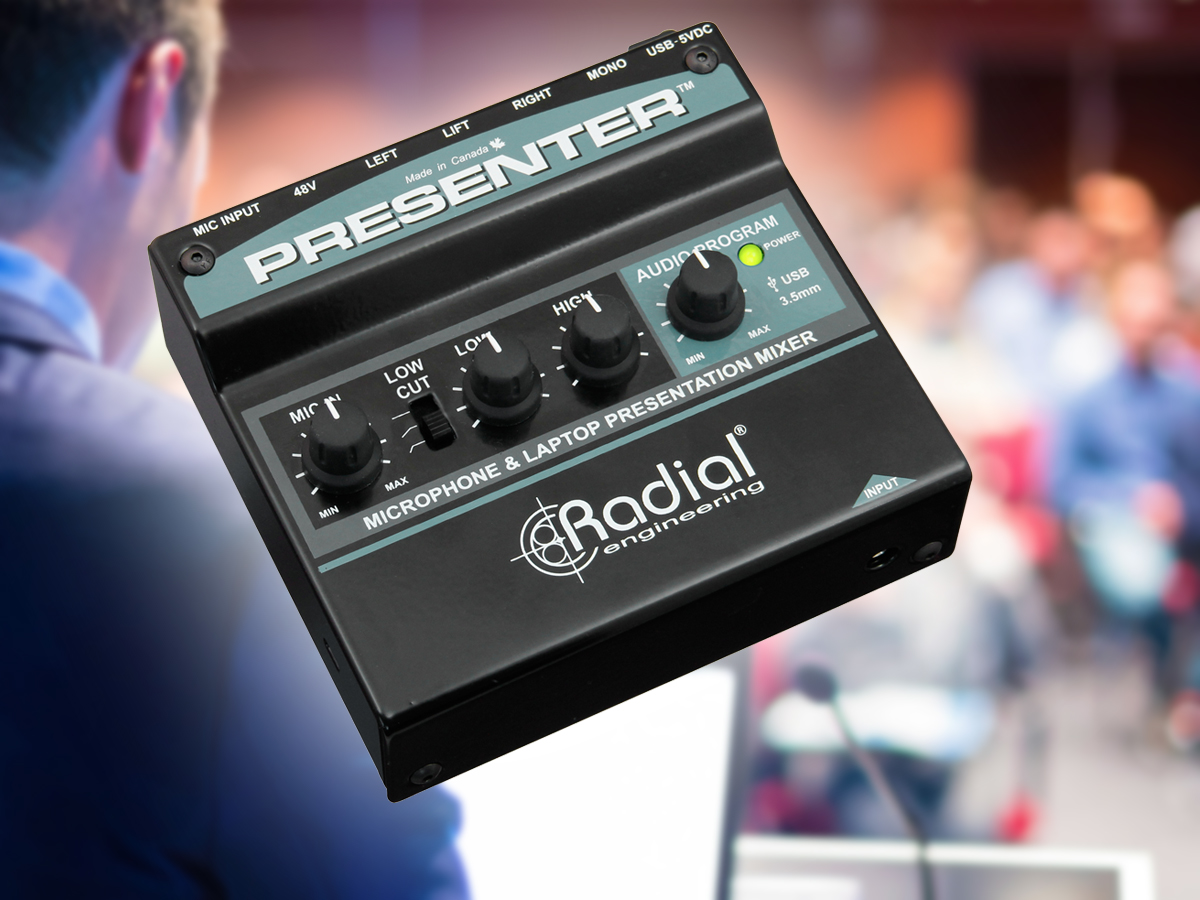 Radial's new compact mixer, the Presenter™, is now shipping! - Radial  Engineering