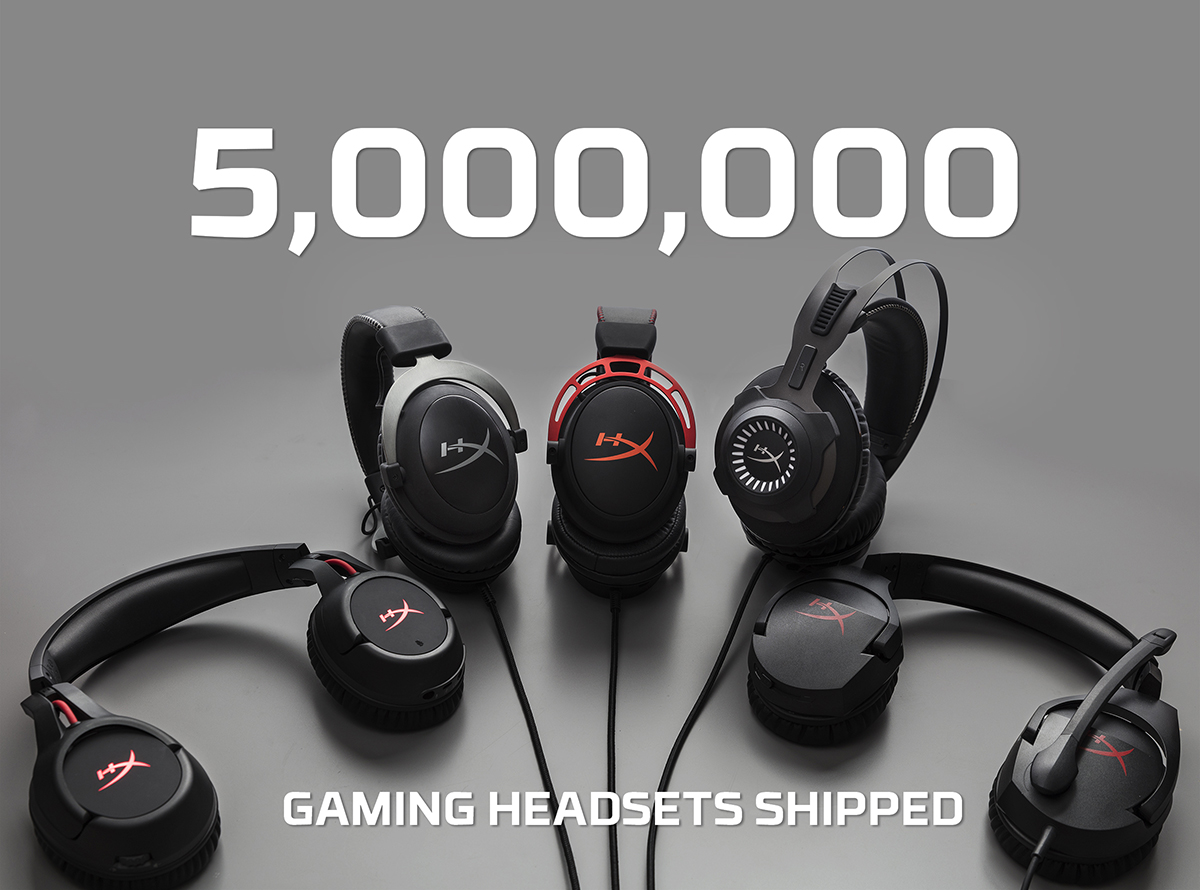 HyperX Ships 5 Million Gaming Headsets Fortnite and Esports