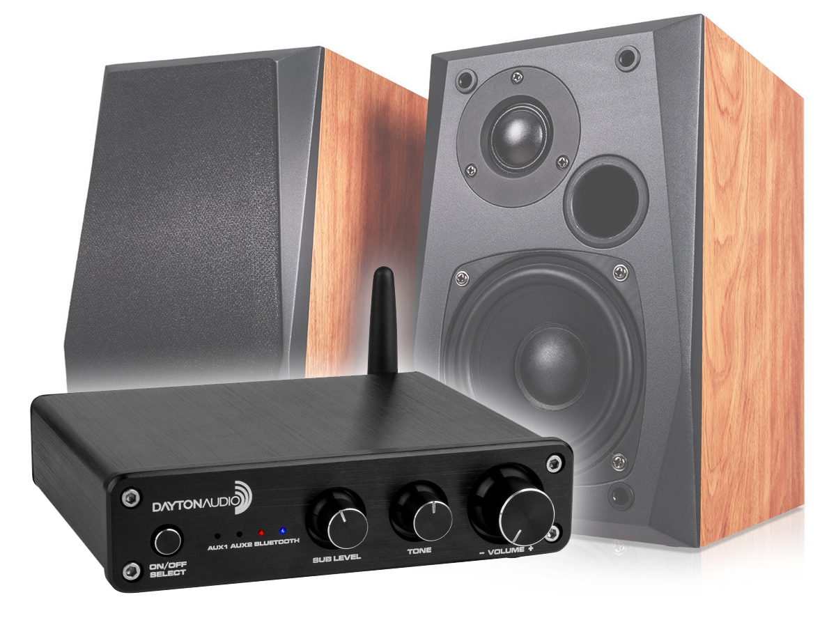 Dayton Audio Offers Easy Wireless Audio with New DTA-2.1BT 100W Class D