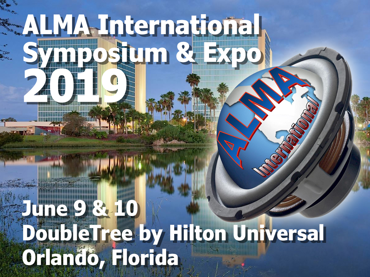 ALMA International Symposium & Expo Expands with 2019
