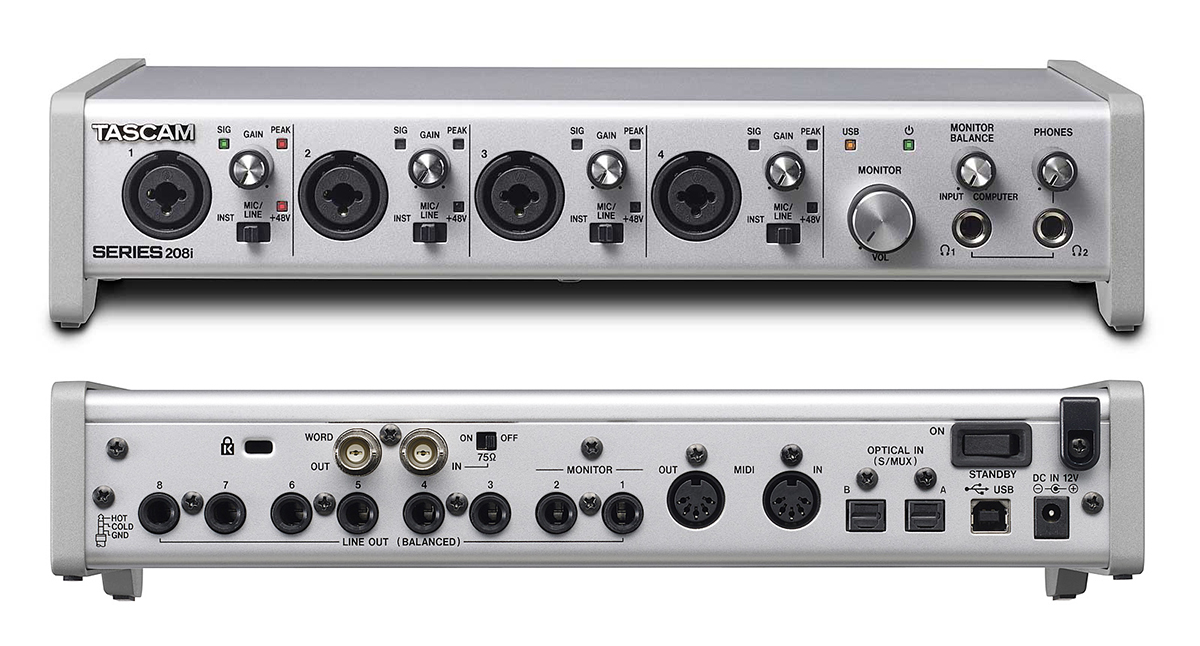 Tascam Unveils New Series USB Audio/MIDI Interfaces with Built-in