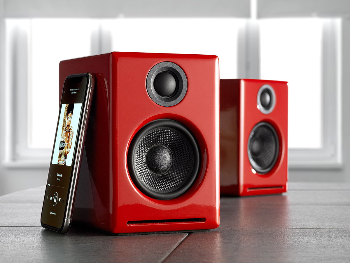 Audioengine: A2+ Wireless Powered Speakers w/Bluetooth - Black