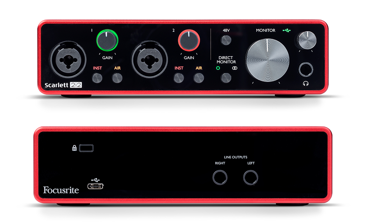 focusrite scarlett 2i2 no green light