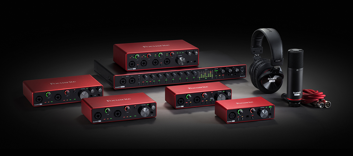 Focusrite Announces New Generation of Scarlett Audio Interfaces