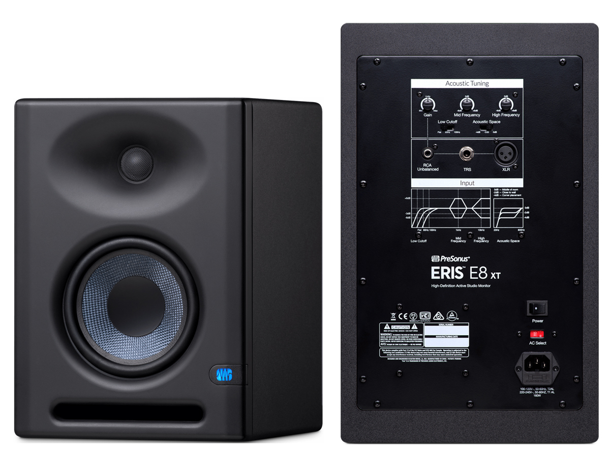 PreSonus Introduces Eris XT Monitors with Improved Frequency