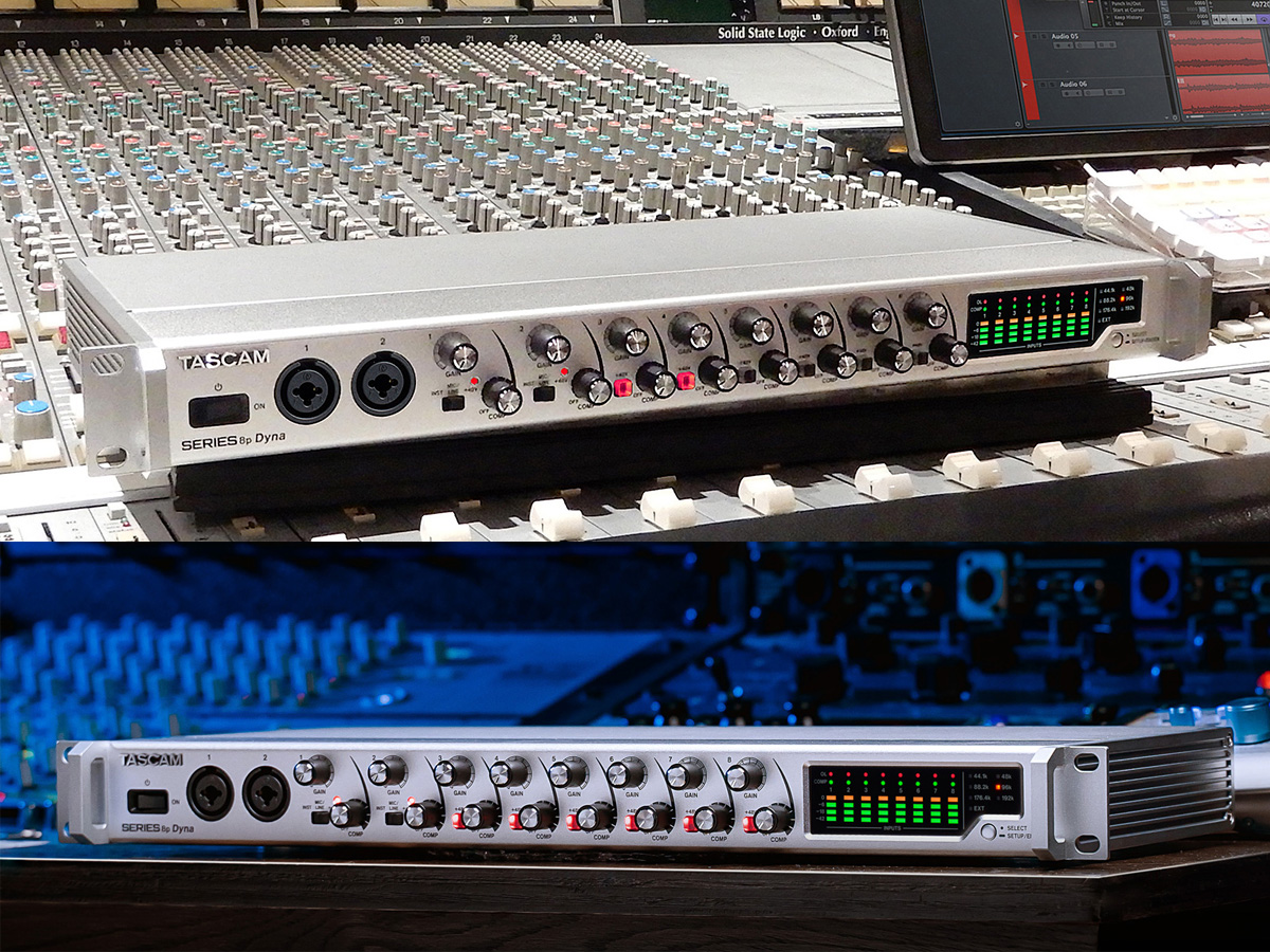 Tascam Announces Series 8p Dyna 8-channel Microphone Preamp 