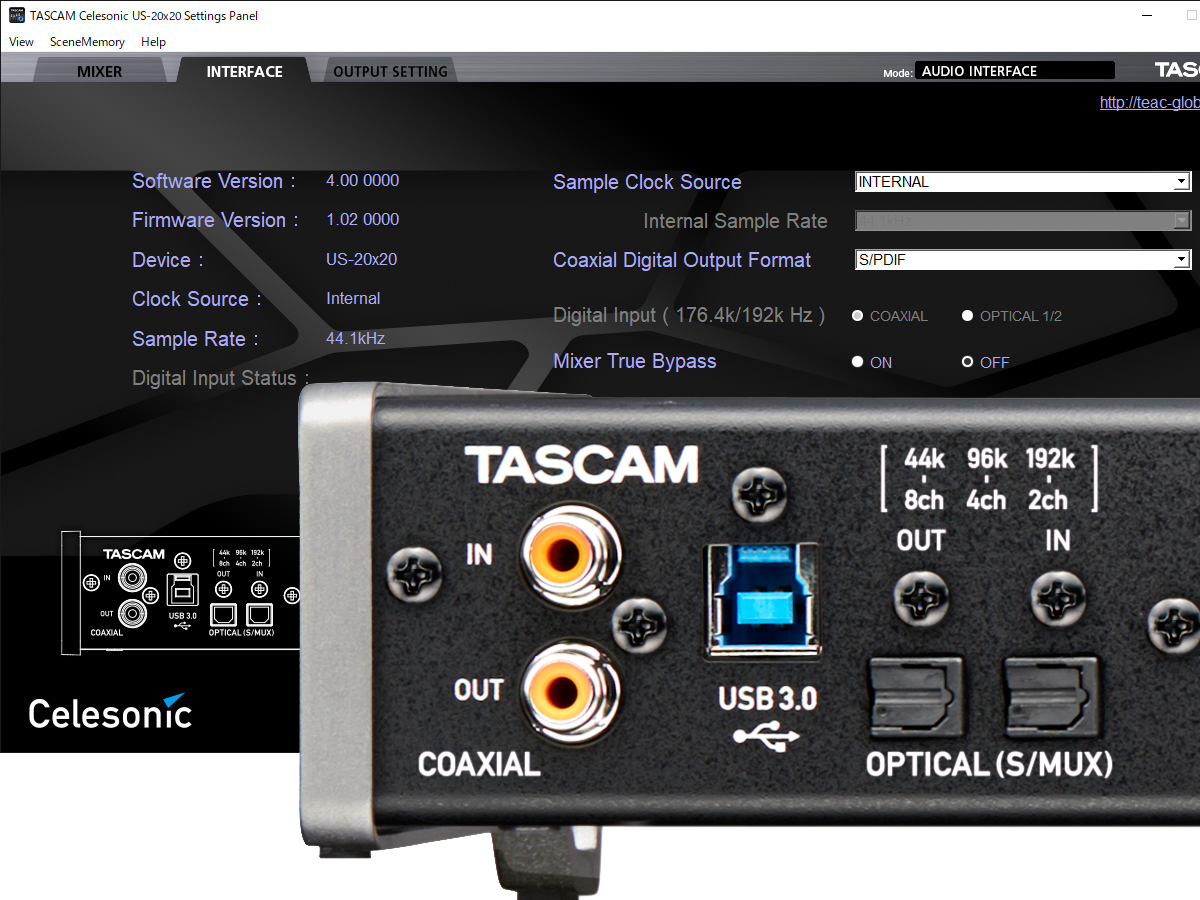 Tascam Announces USB Interface Version 4.0 Windows | audioXpress