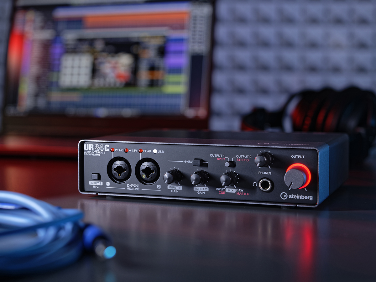 Steinberg Introduces Two-Channel UR24C Audio Interface with USB-C ...