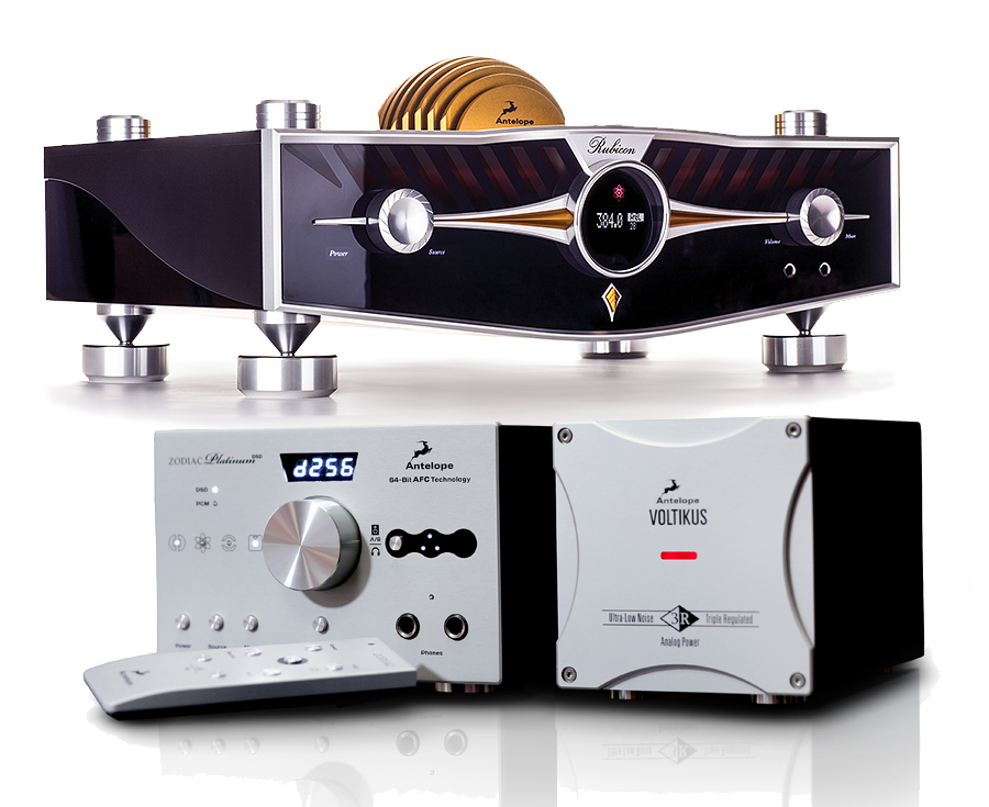 Antelope Audio Displays Zodiac Platinum DSD DAC and Rubicon