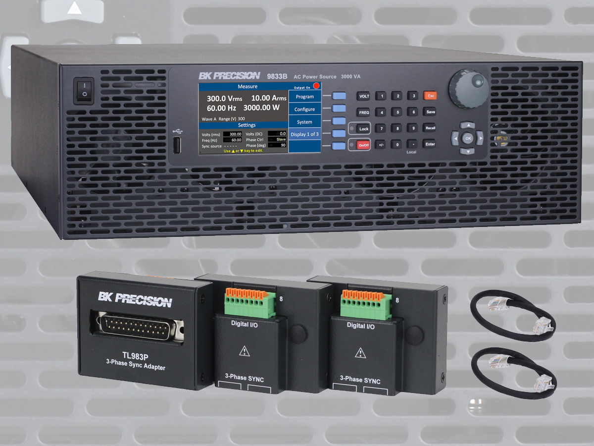 B K Precision Introduces Ac Sources With 3 Phase Capability And Up To 3000 Va Per Phase Audioxpress