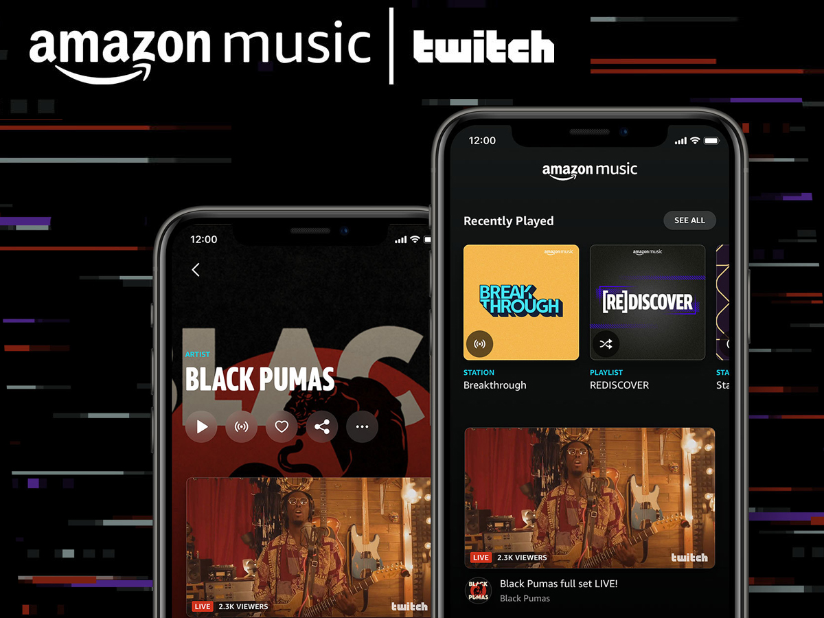 Amazon Music and Twitch Combine Live Streaming With On-Demand Listening audioXpress