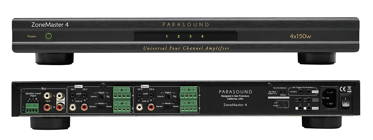 Parasound Debuts Parasound ZoneMaster ZM 2 and ZM 4 Custom Installation