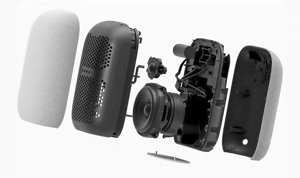 1x Wandhalterungen Desktop Holder Stand für Google Nest Audio Smart Speaker 