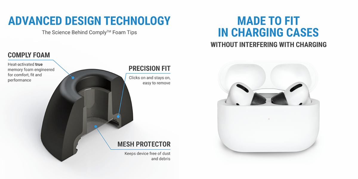 Introduces New and Improved Comply Foam Tips 2.0 for AirPods Pro | audioXpress