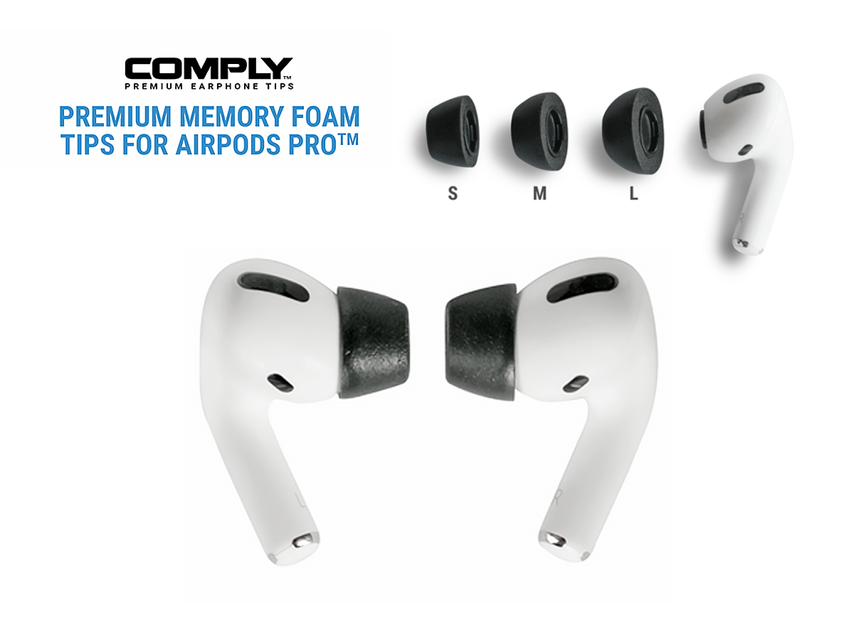 delikatesse frimærke rolige Comply Introduces New and Improved Comply Foam Tips 2.0 for Apple AirPods  Pro | audioXpress