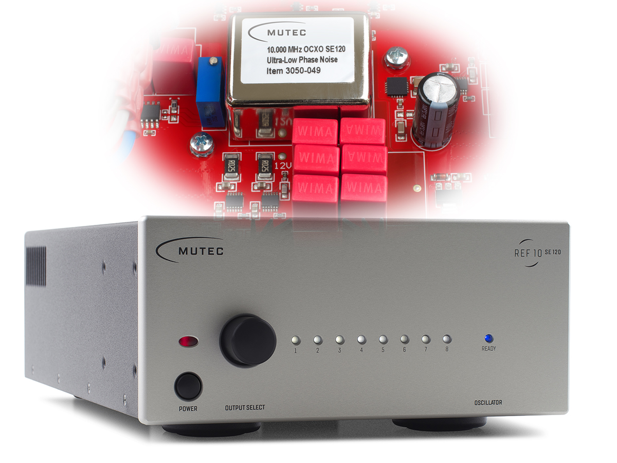 Mutec Launches Improved Ref10 Se120 10 Mhz Reference Master Clock Audioxpress