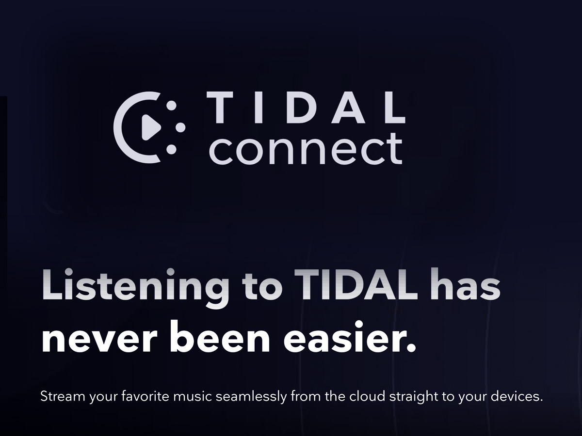 TIDAL App now can control Cary streamers via TIDAL Connect Wi-Fi casting