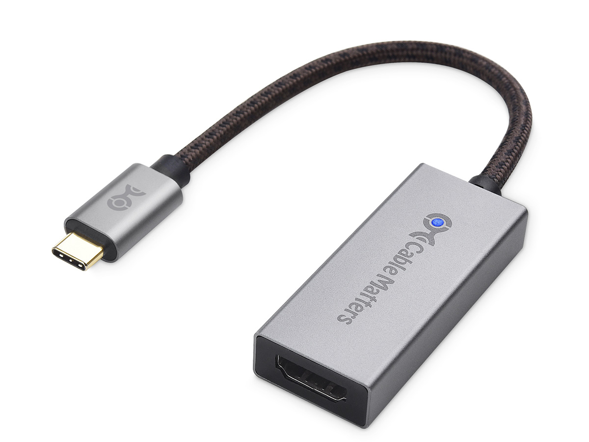 opmerking Yoghurt Wapenstilstand Cable Matters Launches USB-C HDMI 2.1 Adapter Supporting 8K Resolution  Video | audioXpress