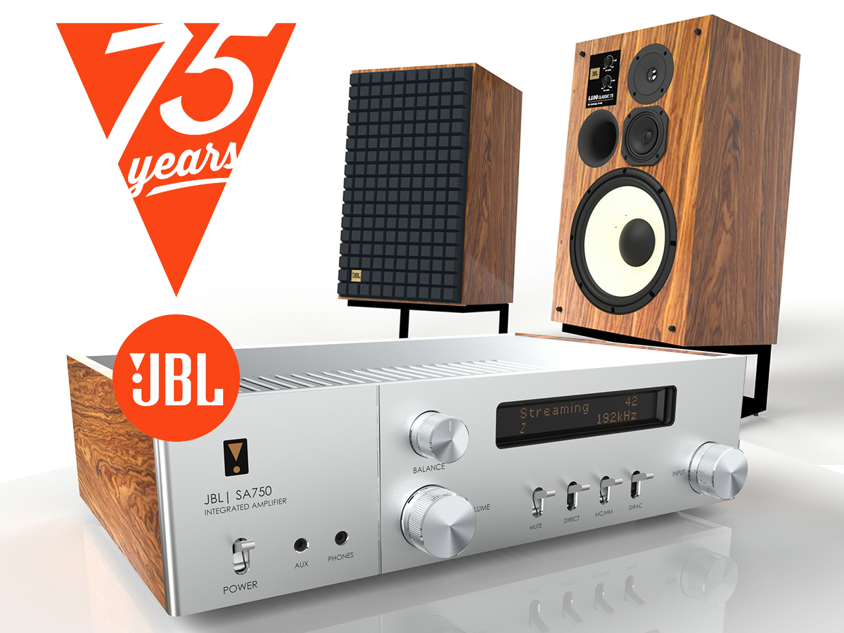 Panorama Diagnose salami JBL Kicks Off 75th Anniversary with New 100 Classic 75 Loudspeaker and  SA750 Integrated Amplifier | audioXpress