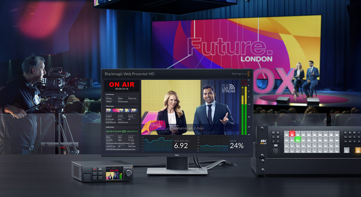 Blackmagic Design New Web Presenter HD Is the Broadcast Transmitter for the Streaming Age audioXpress