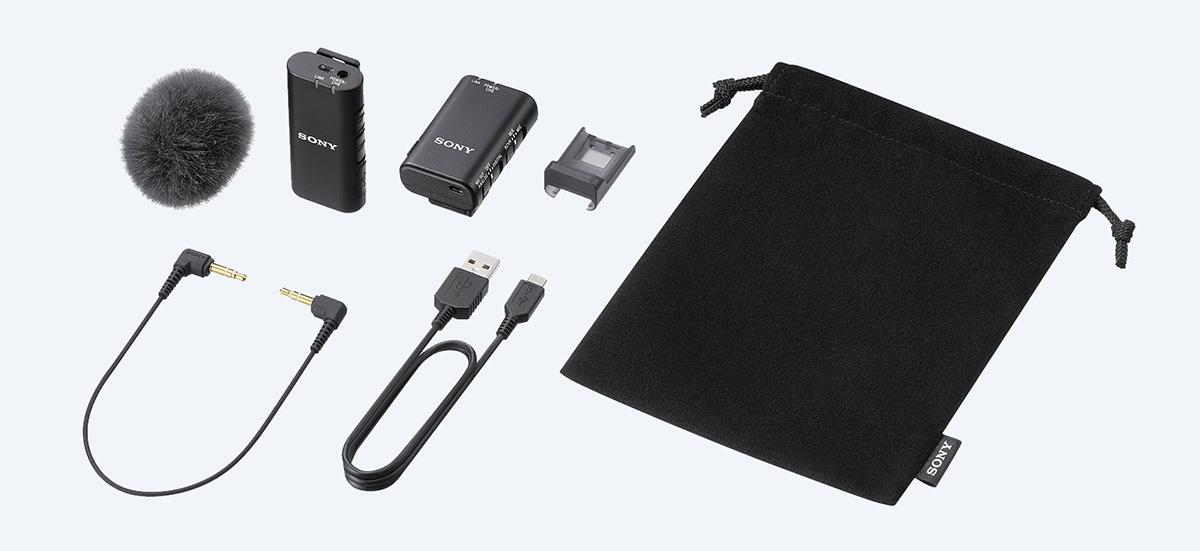 Sony ECM-W2BT Wireless Microphone and ECM-LV1 Compact Stereo Lavalier  Microphone Announced