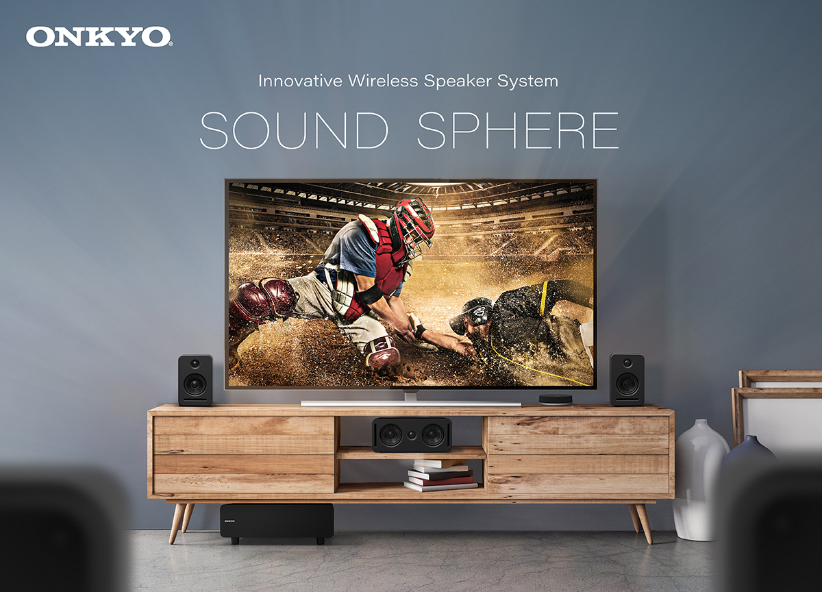 WiSA Certified Onkyo Sound Sphere Home Theater System Launches in