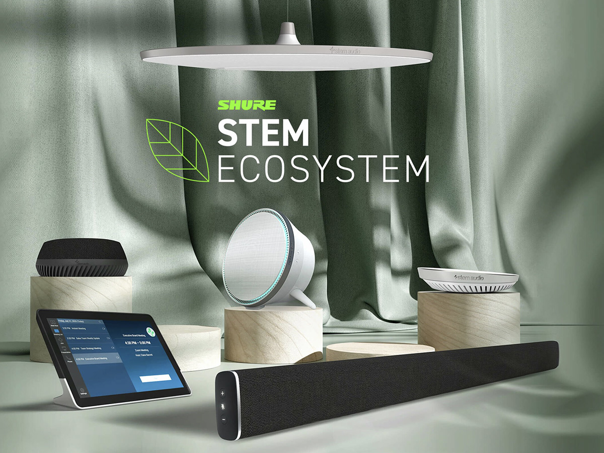 Shure Now Offers Expanded Conferencing Solutions With Stem Ecosystem