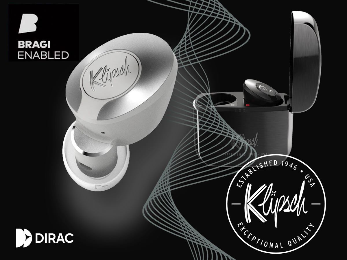 Klipsch AI Powered True Wireless ANC Earbuds with Bragi OS and