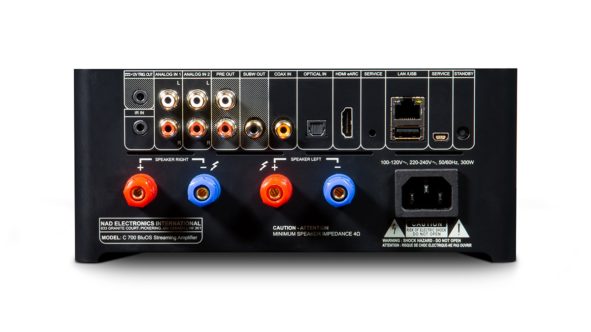 harpun skal Nordamerika NAD Electronics Launches New C 700 BluOS Streaming Amplifier | audioXpress