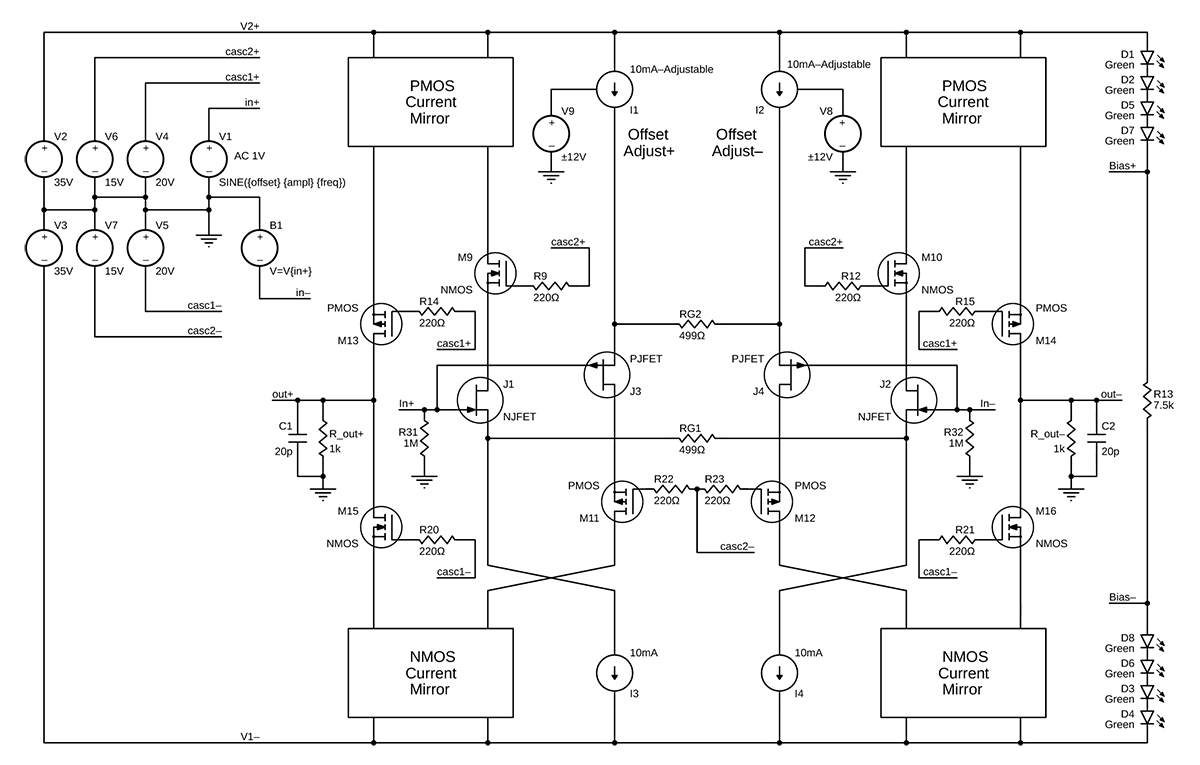 Audio Electronics: Cascodes, Folded Cascodes, and Current Mirrors (Part ...