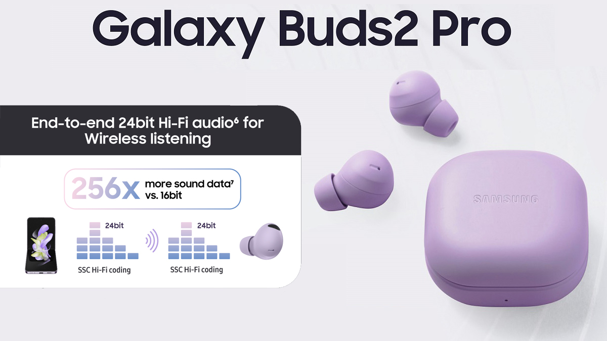 Samsung Galaxy Buds2 Pro Bluetooth Earbuds, True Wireless with