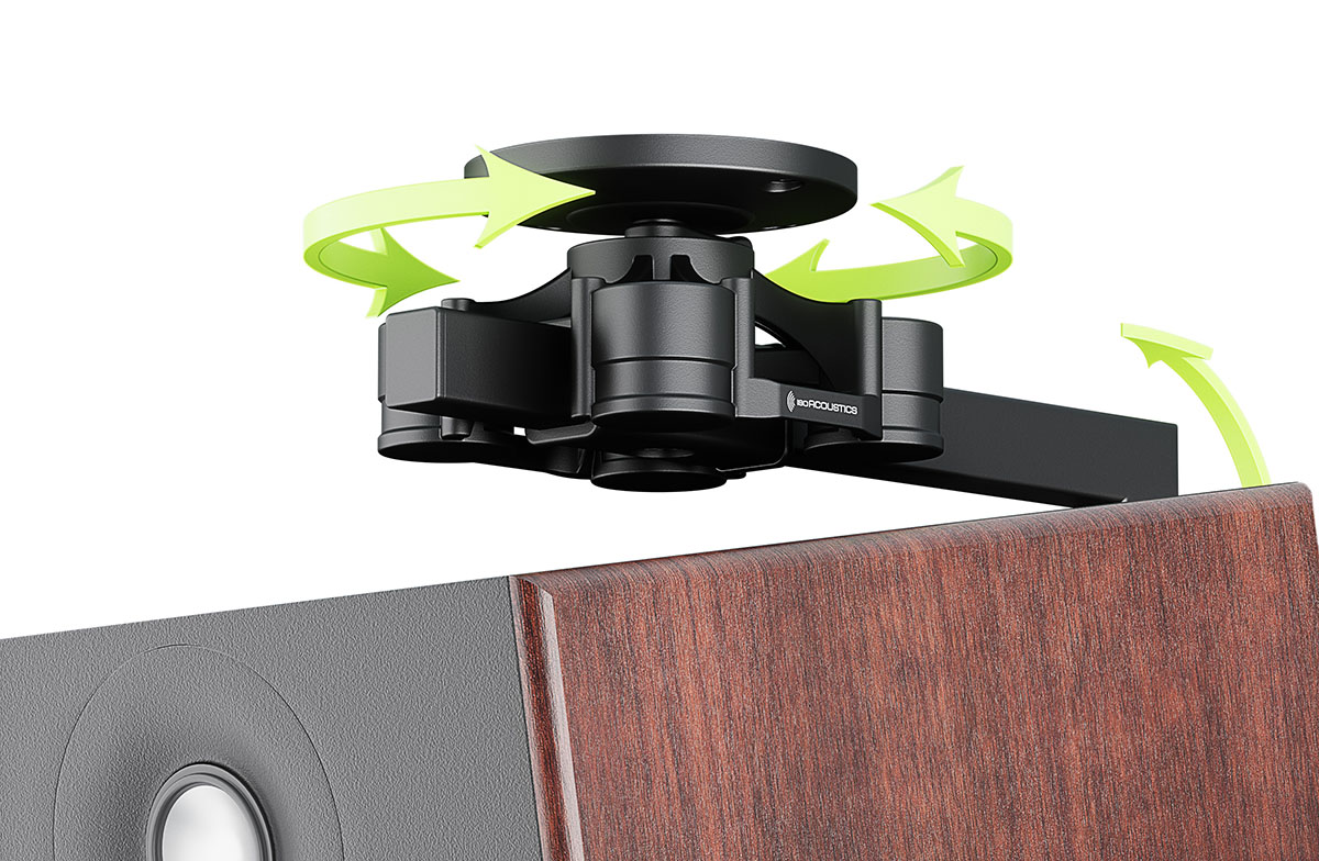 IsoAcoustics Introduces V120 Mount to Isolate Height Speakers for Immersive  Audio - Mixonline