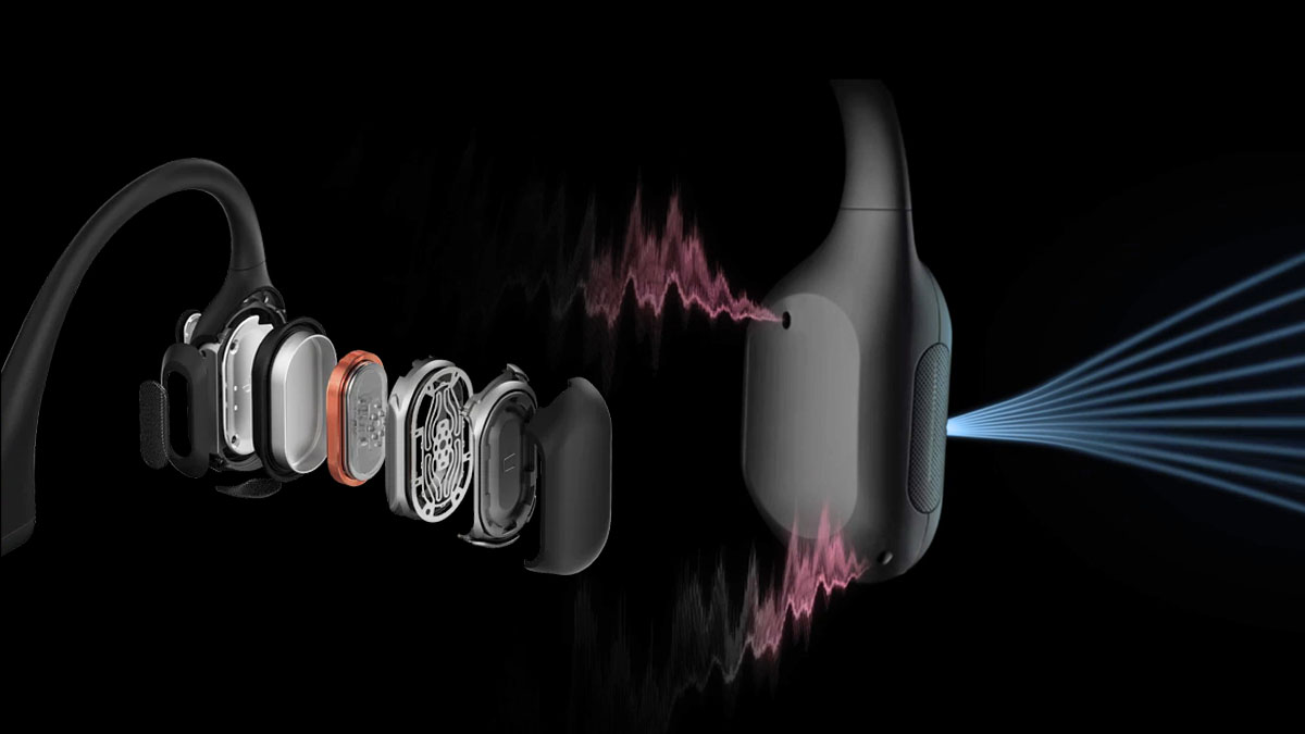 NEW! Shokz Openrun Open-ear Bluetooth Bone Conduction Sport